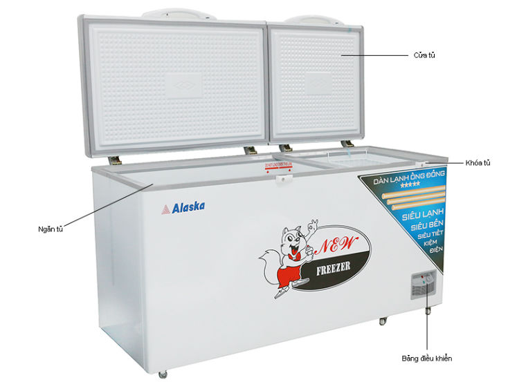 Tủ đông Alaska 510 lít HB-650C