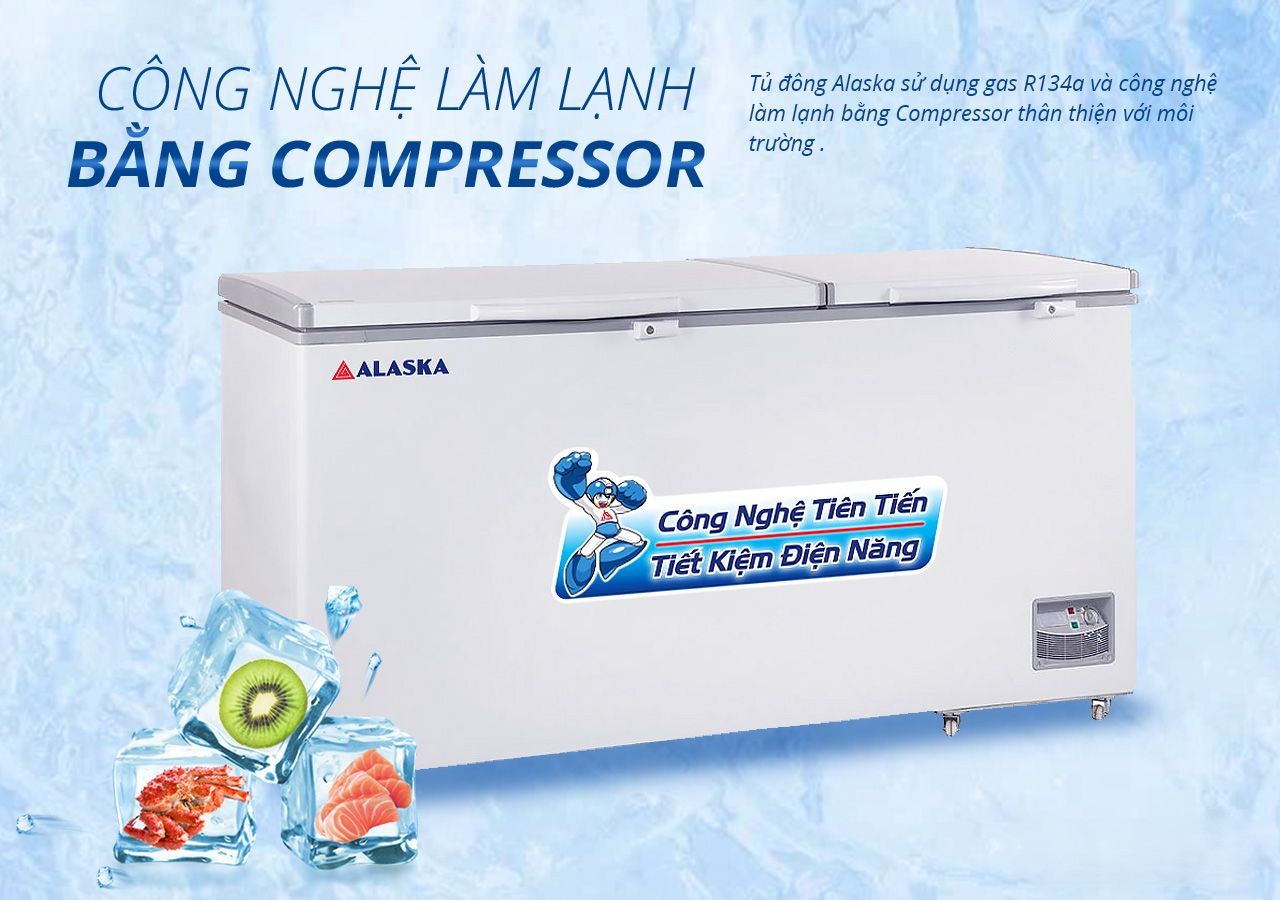 Tủ đông Alaska 588 lít HB-890