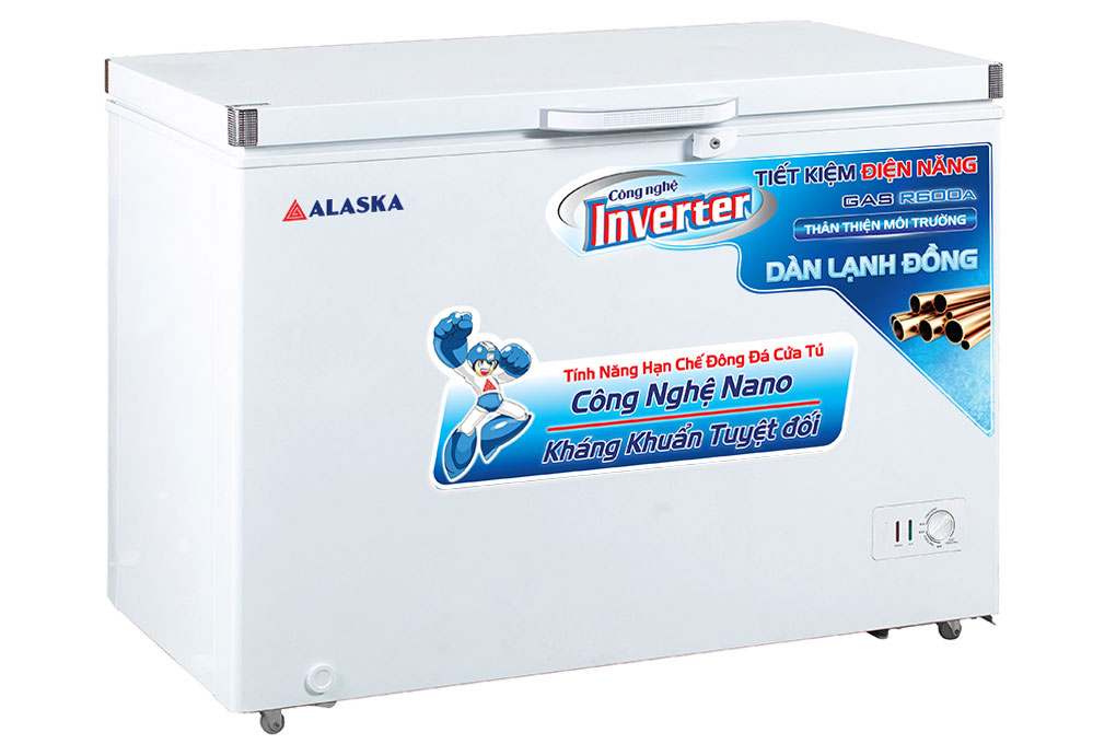 Tủ đông Alaska Inverter 295 lít BD-400CI