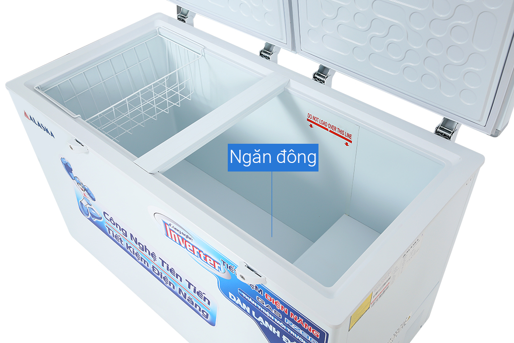 Tủ đông Alaska Inverter 419 lít HB-550CI