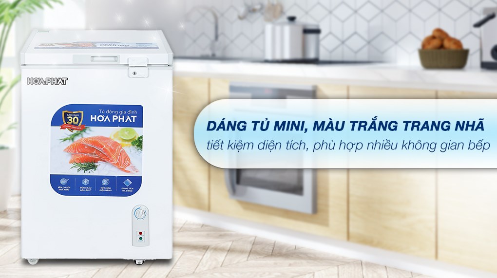 Tủ đông Hòa Phát 107 lít HPF AD6107