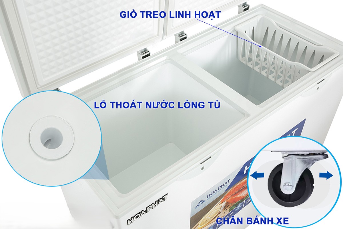 Tủ đông Hòa Phát 245 lít HPF BN6245