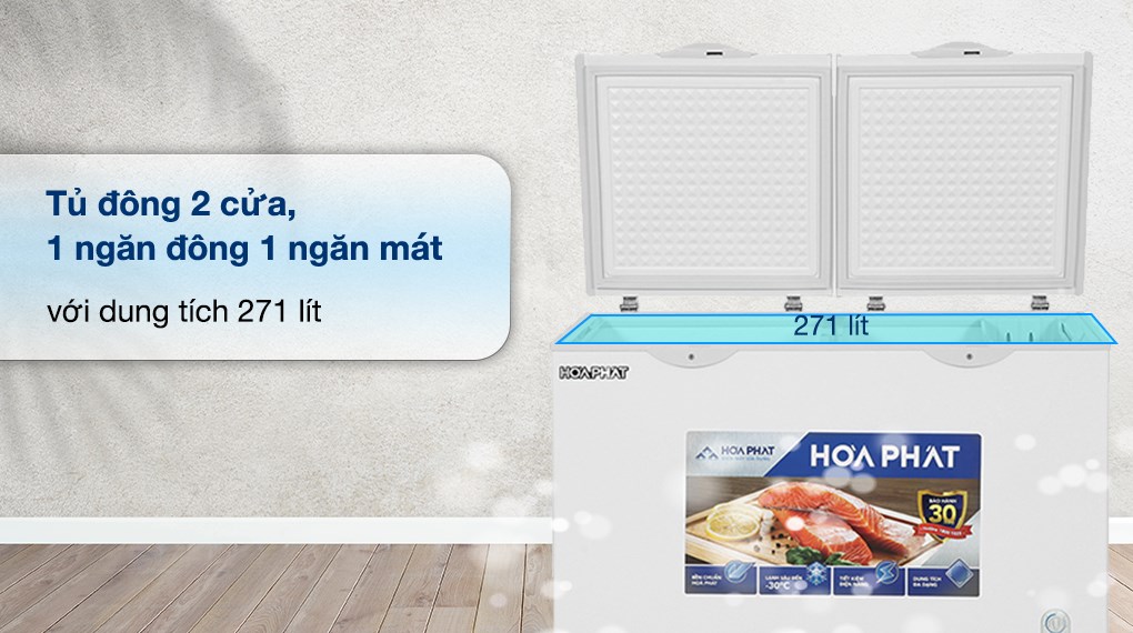 Tủ đông Hòa Phát 271 lít HPF BN6271