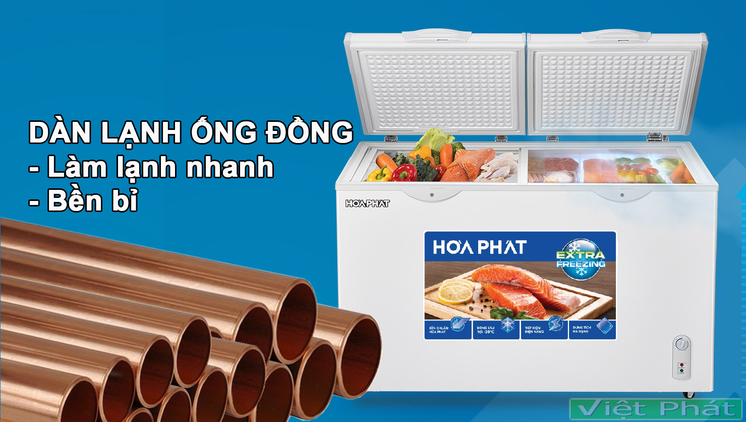 Tủ đông Hòa Phát Inverter 205lít HPF AD8205