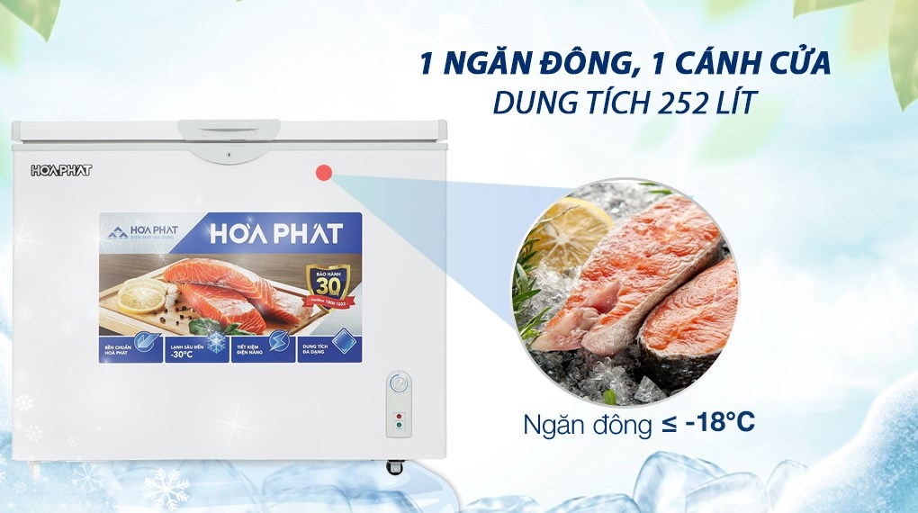Tủ đông Hòa Phát Inverter 252 lít HPF AD8252