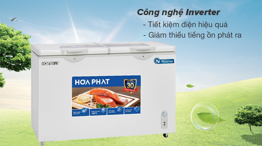 Tủ đông Hòa Phát Inverter 352 lít HPF AD8352