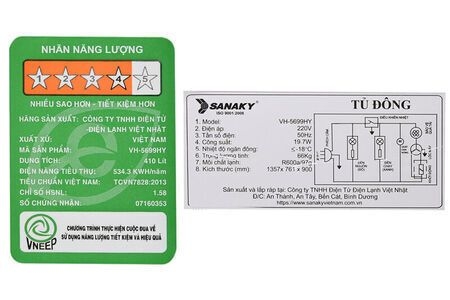 Tủ đông Sanaky 410 lít VH5699HYK