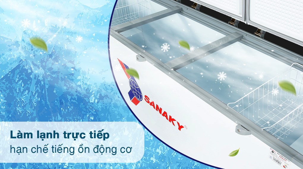 Tủ đông Sanaky VH-1199HY4K Inverter 1 ngăn, 3 cánh