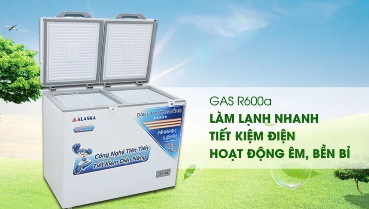 Tủ đông mát Alaska 372 lít BCD-5568C