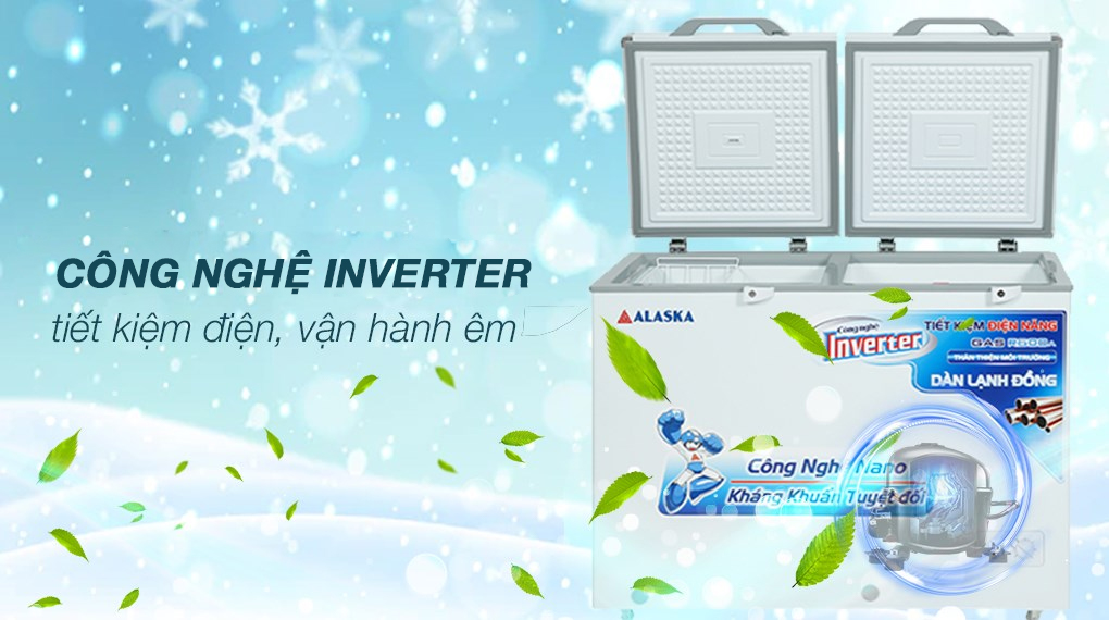 Tủ đông mát inverter Alaska 221 lít BCD-3568CI