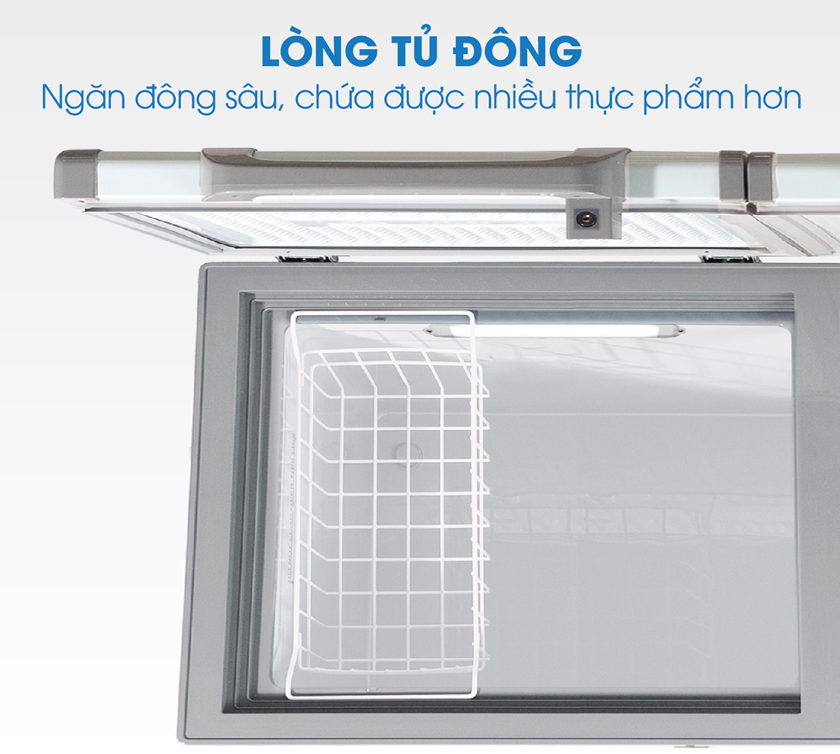 Tủ đông mát 2 ngăn Darling DMF-4699WSI-4 inverter 450 lít