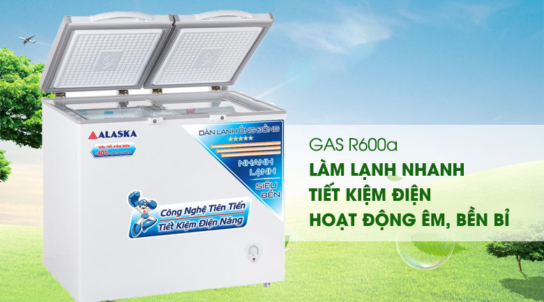 Tủ đông mát Alaska 205 lít BCD-3068N