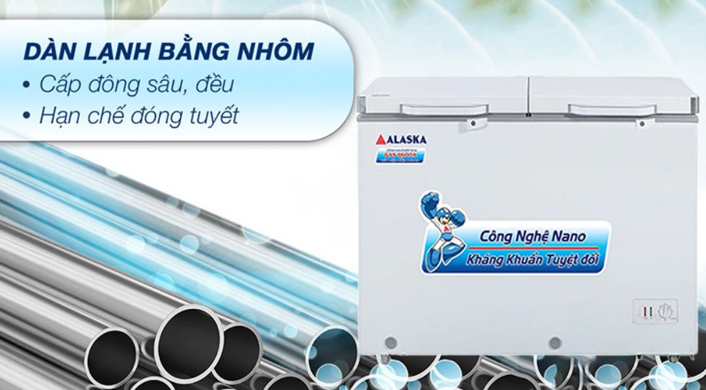 Tủ đông mát Alaska 208 lít BCD-3568C