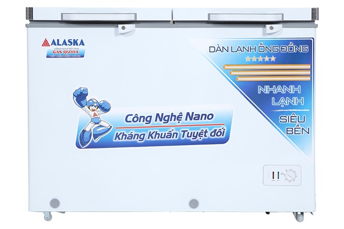Tủ đông mát Alaska 282 lít BCD-4568N