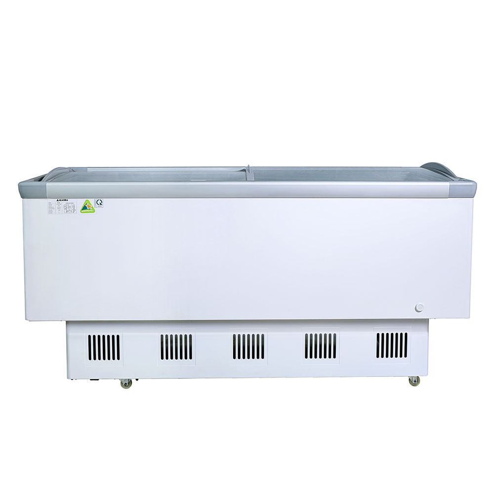 Tủ đông nằm kính cong Alaska 532 lít KN-400