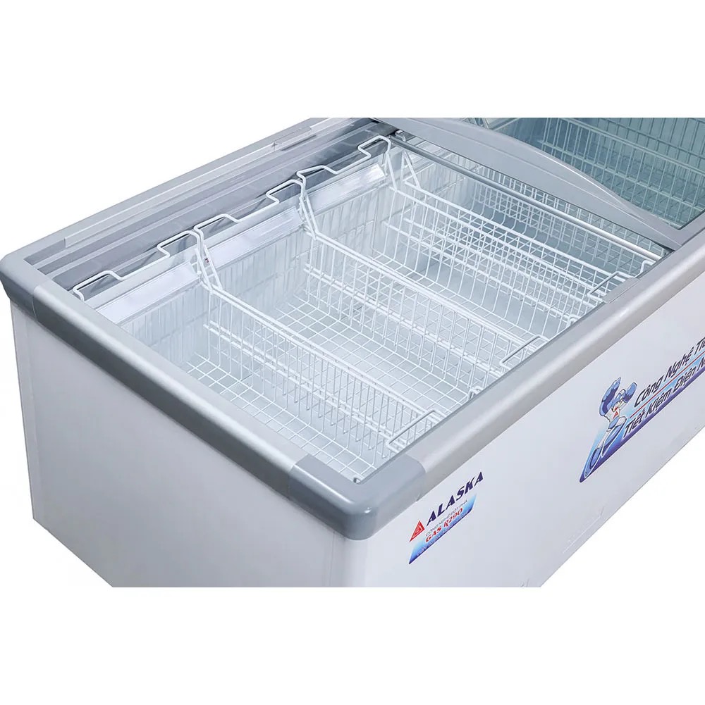 Tủ đông nằm kính cong Alaska 532 lít KN-400