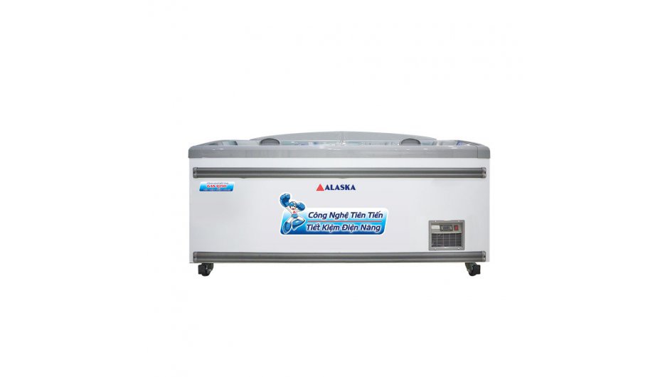 Tủ đông nằm kính phẳng Alaska 650 lít KN-650