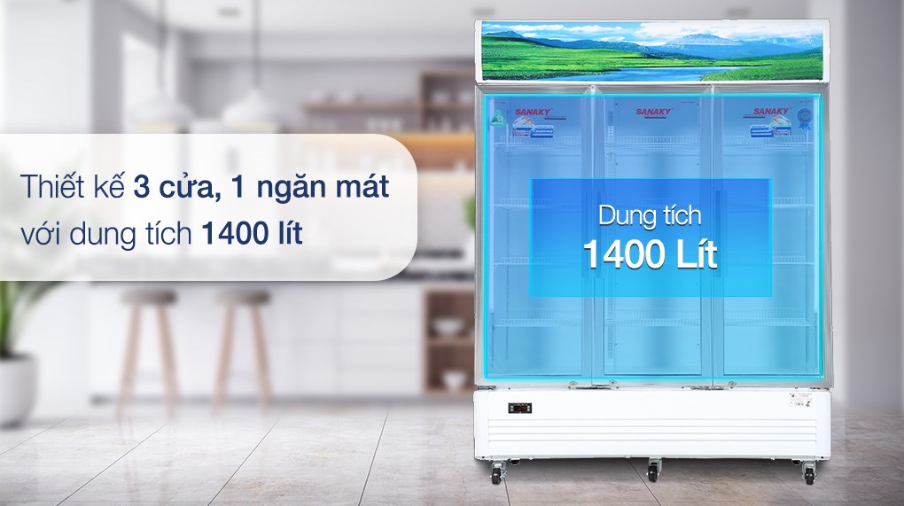 Tủ Mát Sanaky 1400 lít VH1520HP