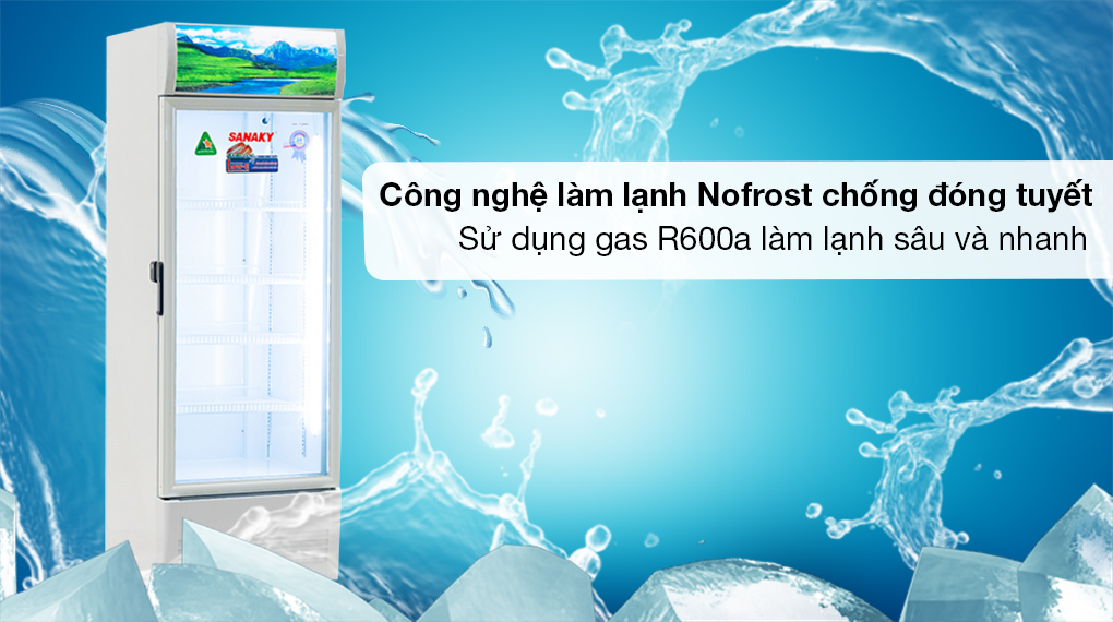 Tủ Mát Sanaky 240Lít VH-308WL 2 cánh trên dưới