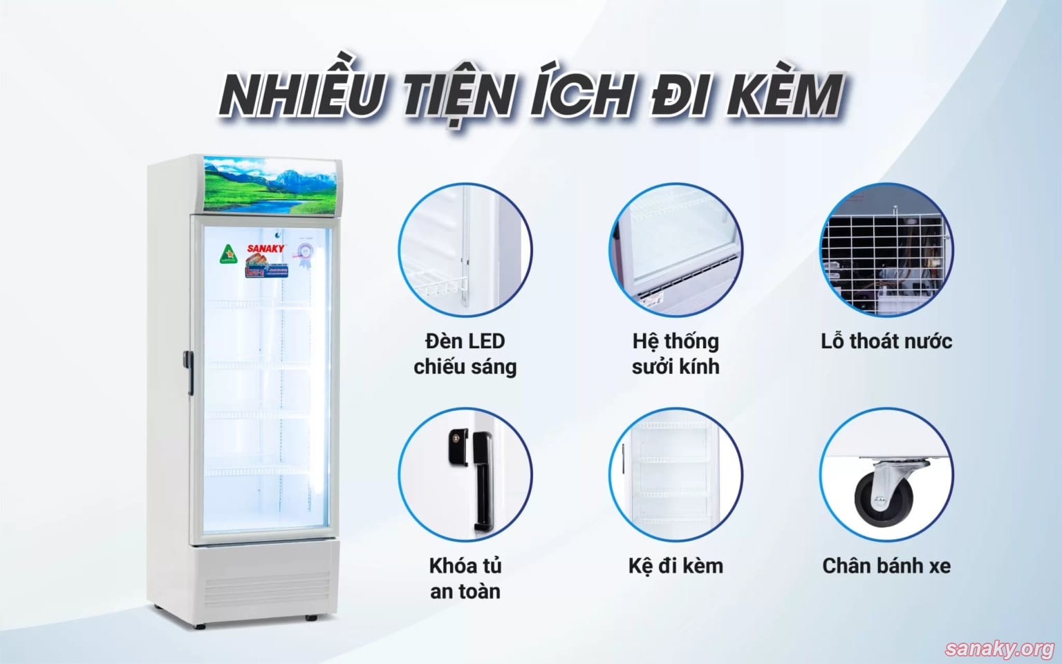 Tủ Mát Sanaky 240lít VH-2589K