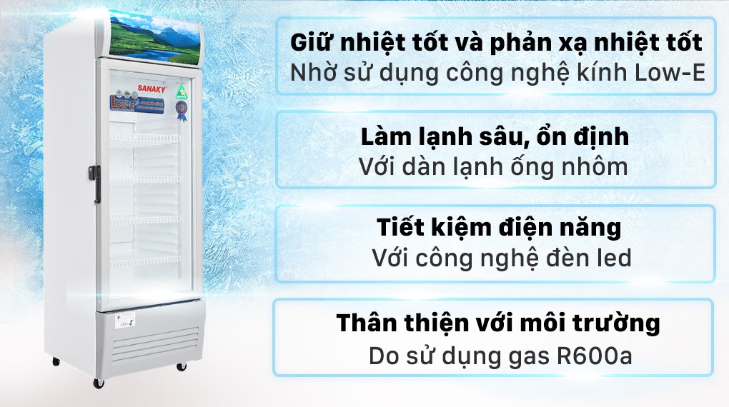 Tủ Mát Sanaky 240lít VH-308KL