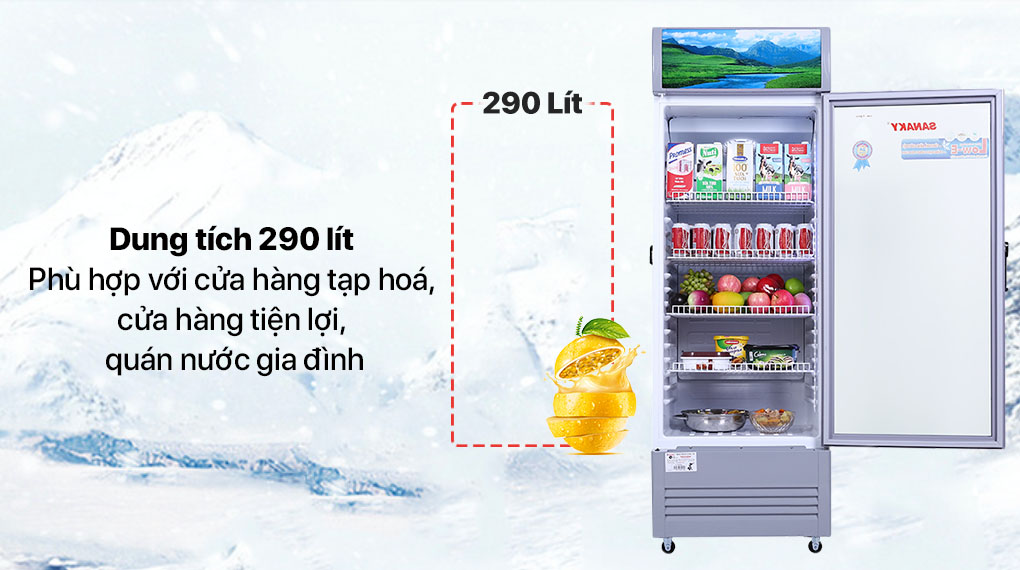 Tủ Mát Sanaky 290lít VH-358KL