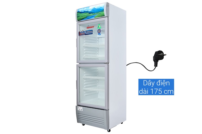 Tủ Mát Sanaky 340lít VH408WL 2 cánh trên dưới