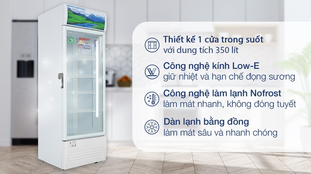 Tủ Mát Sanaky 350lít VH-3589K