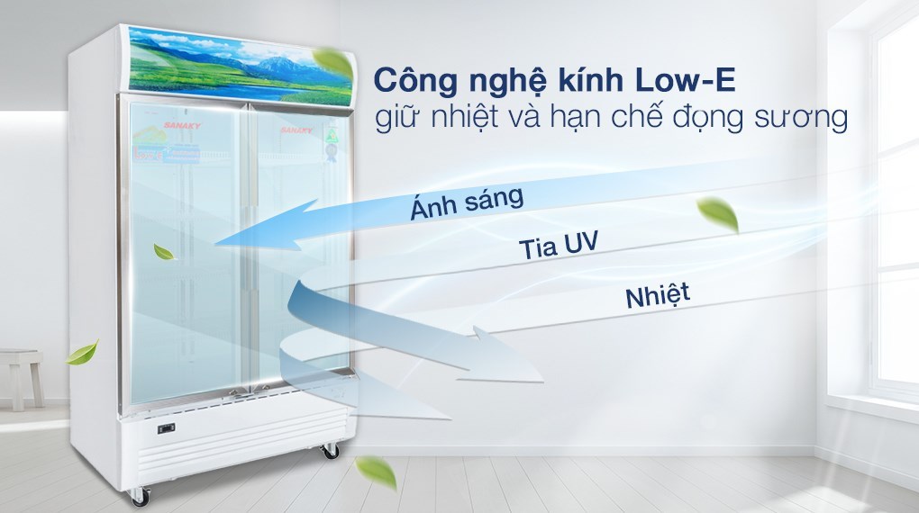 Tủ Mát Sanaky 500 lít VH-6009HP 2 cánh, dàn lạnh đồng