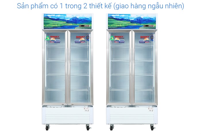Tủ Mát Sanaky 700 lít VH-8009HP 2 cánh, dàn lạnh đồng