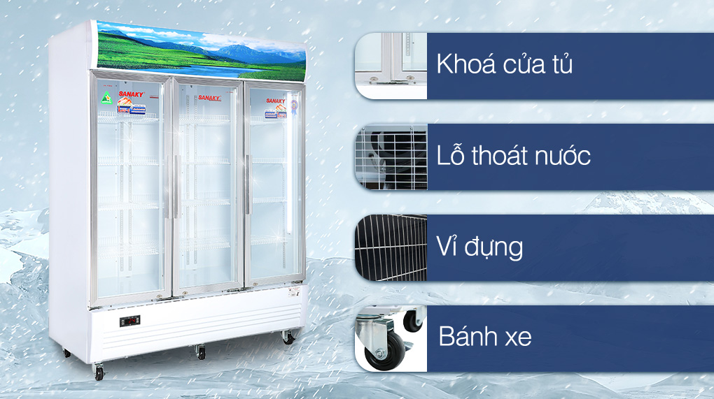 Tủ Mát Sanaky Inverter 1400 Lít VH-1520HP3