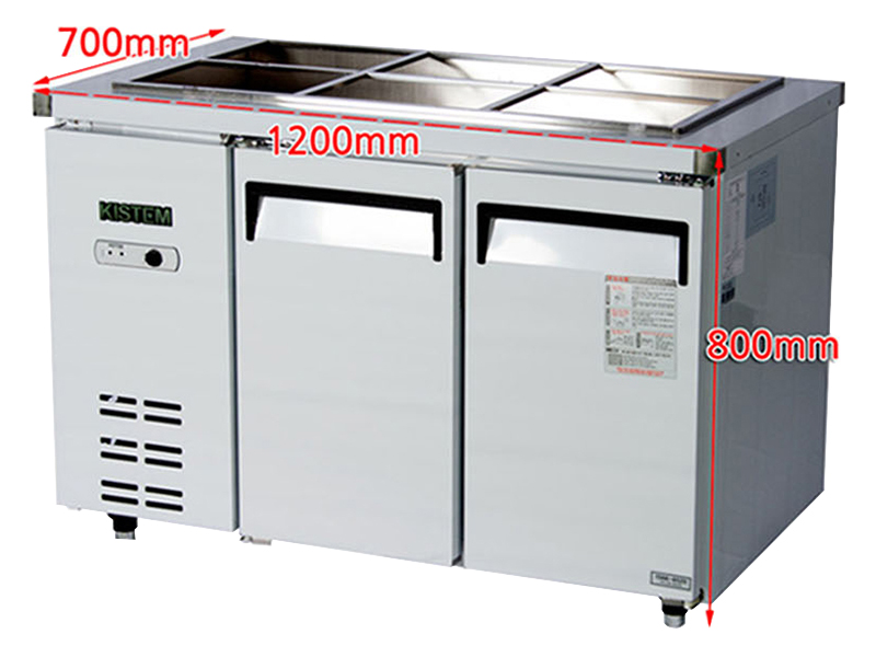 Tủ khay lạnh salad 1500mm KIS-XDB15R - 405 lít