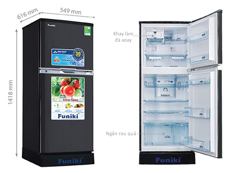 Tủ lạnh Funiki Inverter FRI-186ISU 185 lít
