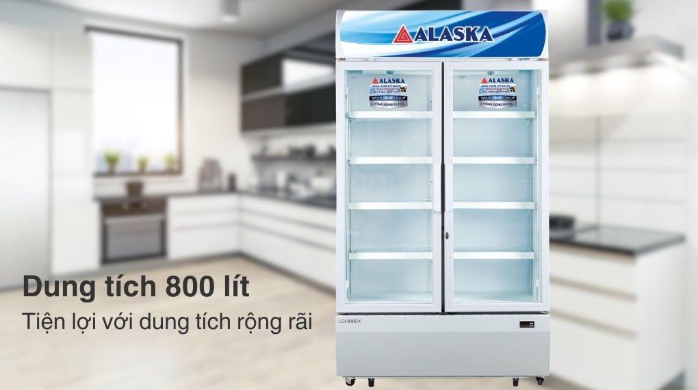 Tủ mát 2 cánh Alaska Inverter 800 lít LCI-800C