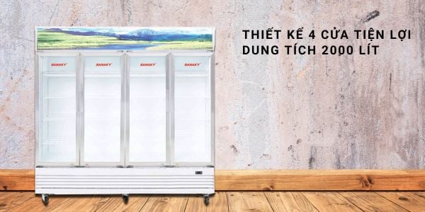 Tủ mát 4 cánh Sanaky VH-2209HP 2000 lít