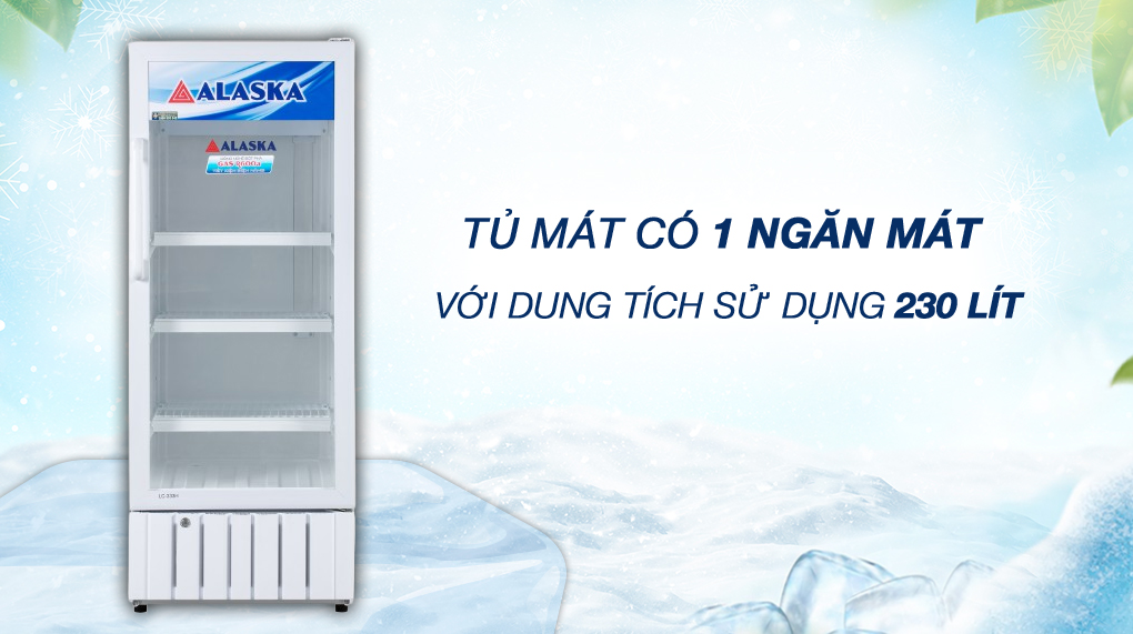 Tủ mát Alaska 210 lít LC-333H