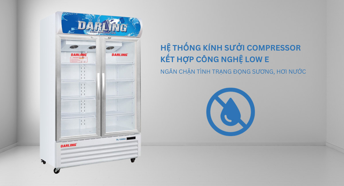 Tủ mát Darling DL-12000A2 1100 lít 2 cánh