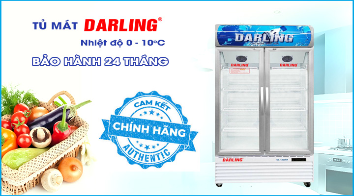 Tủ mát Darling DL-9000A2 830 lít 2 cánh