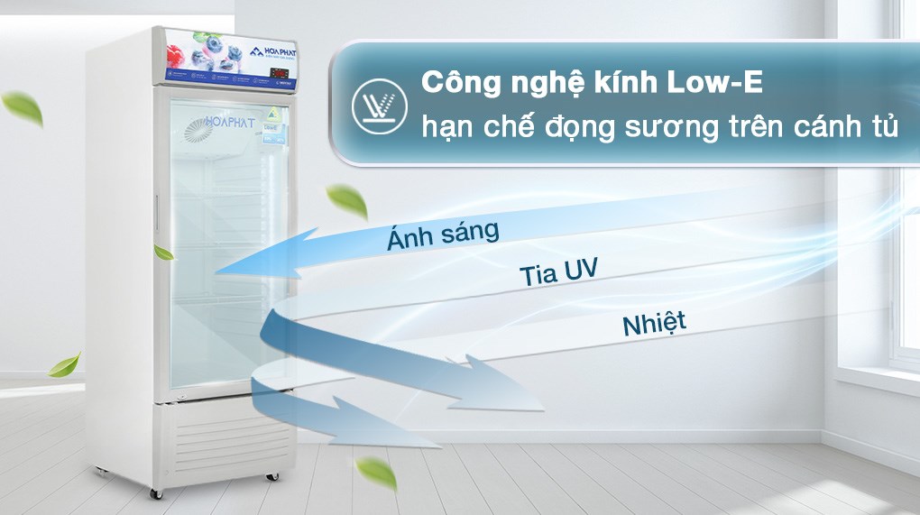 Tủ mát Hòa Phát 195 lít HSR D6195