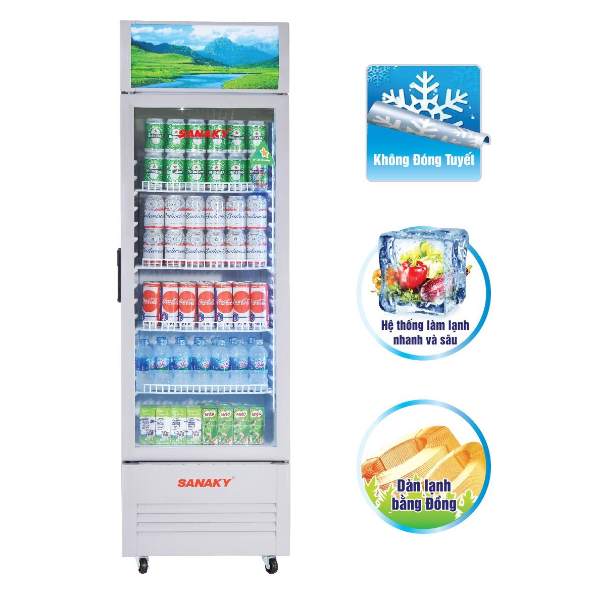 Tủ mát Sanaky 200lít VH-2588K