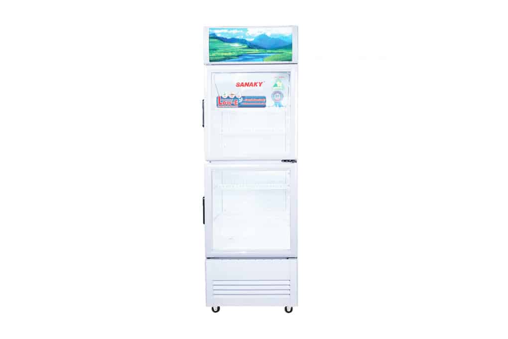 Tủ mát Sanaky 250lít VH2588W (2 cánh mở trên dưới)