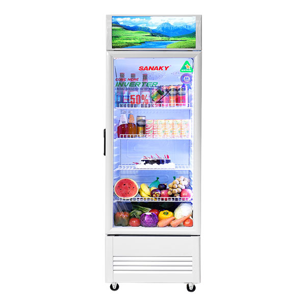Tủ mát Sanaky 250lít VH2588W (2 cánh mở trên dưới)