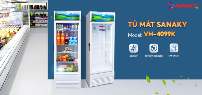 Tủ mát Sanaky 350lít VH-4088K