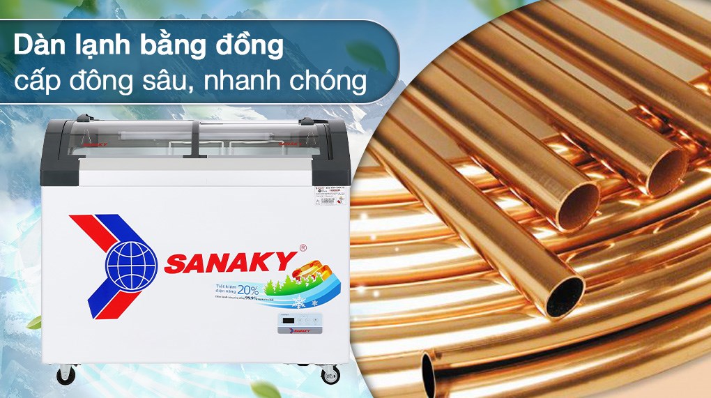 Tủ mát Sanaky 350lít VH-4088K