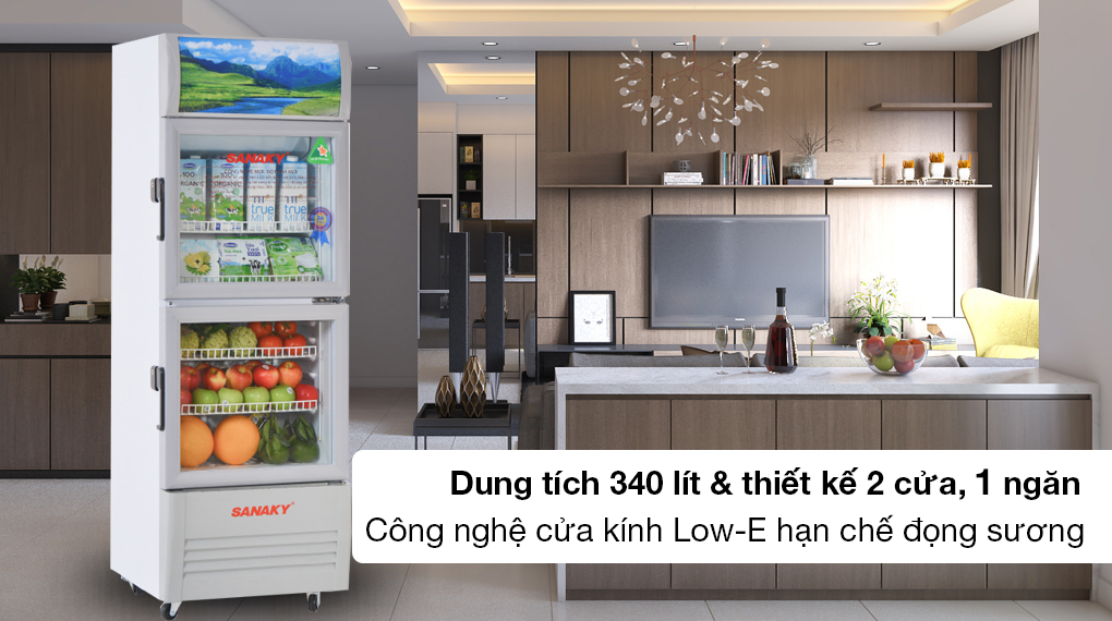 Tủ mát Sanaky 400lít VH-4588K