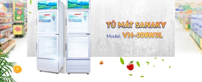 Tủ mát Sanaky Inverter 240lít VH-3088W3