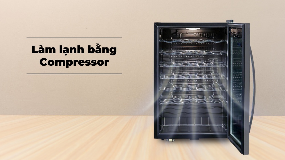 Tủ rượu vang Alaska JC-48 (48 chai)