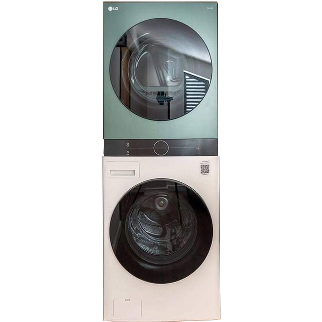 Tháp máy giặt cao cấp LG WashTower Giặt 14Kg + Sấy 10Kg WT1410NHEG