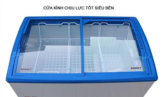 Tủ Đông Mặt Kính Cong Sanaky 480lít VH-482K