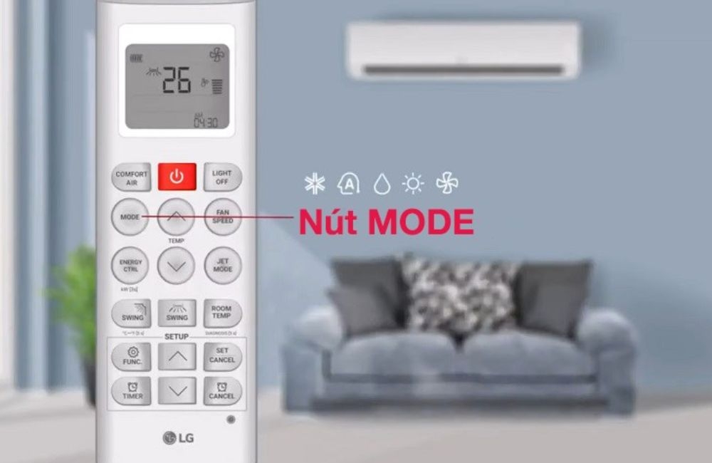 Chế độ mode trên máy lạnh